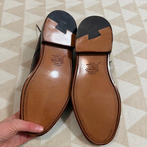 Nwob j crew Ludlow derbys dark brown main image 6